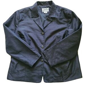 Vintage Women's Black Blazer/Jacket Size 22W